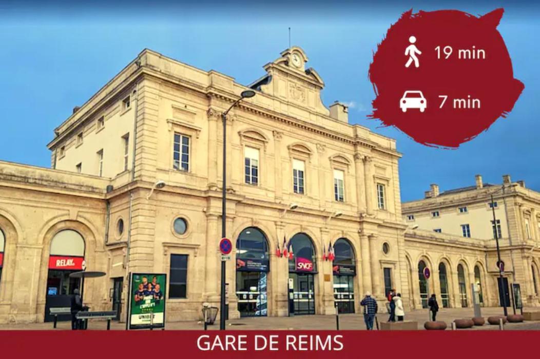 Cocon Luxe - Sauna & Balneo Au Coeur De Reims Eksteriør billede
